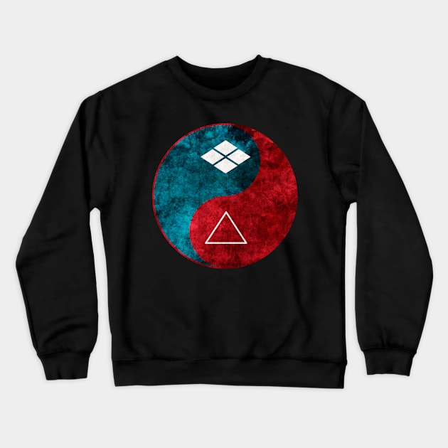 samurai champloo- Yin Yang 2 Crewneck Sweatshirt by Rebellion10